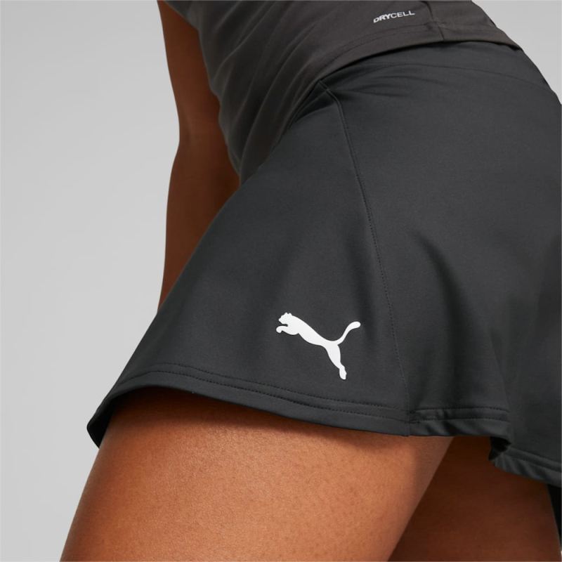Puma | Women's teamLIGA Skirt - Black-White