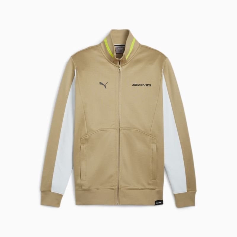 Puma | Men's Mercedes-AMG Motorsport Statement Track Jacket - Prairie Tan