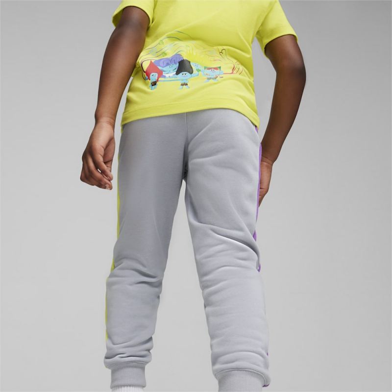 Puma | Girls Puma | Girls x TROLLS Little Kids T7 Track Pants - Gray Fog