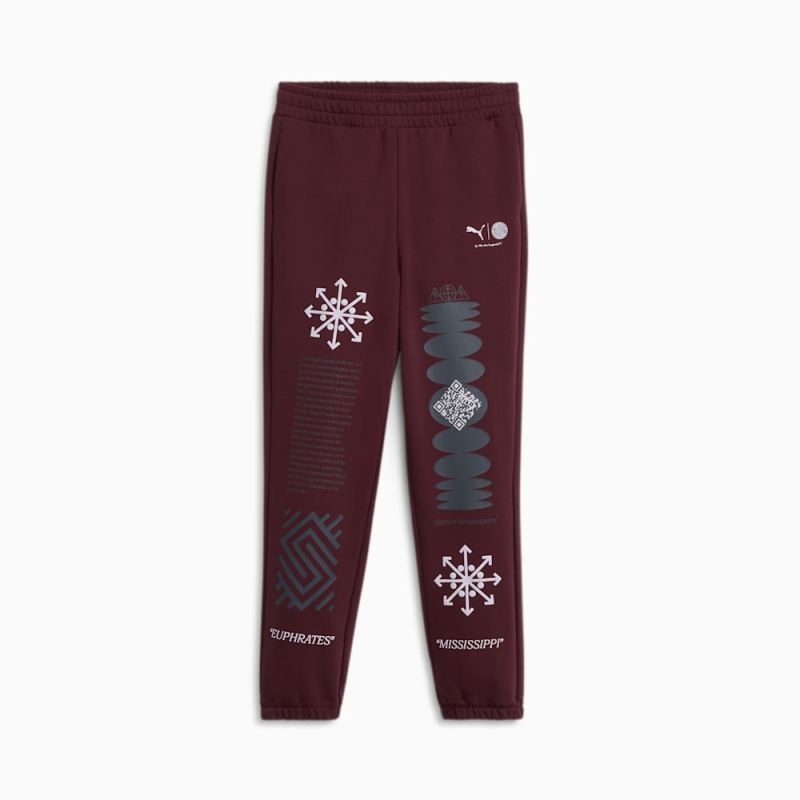 Puma | Men's We Are Legends x Schomburg Sweatpants - Aubergine Puma | Men's We Are Legends x Schomburg Sweatpants - Aubergine