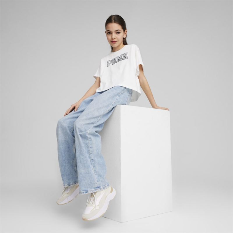 Puma | Girls GRAPHICS DANCING QUEEN Tee - White