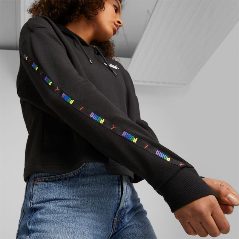 Puma | Women's POWER Tape Hoodie - Black