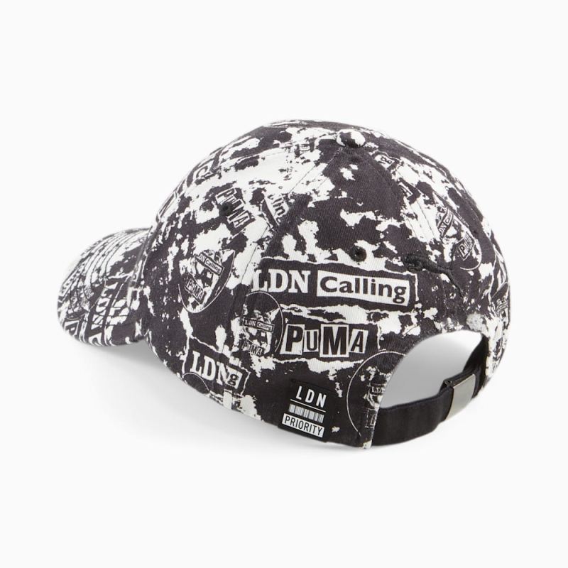 Puma | Men's Hometown Heroes London Cap - Black-AOP