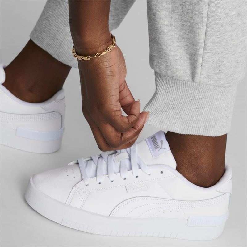 Puma | Women's Essentials Sweatpants - Light Gray Heather-Black