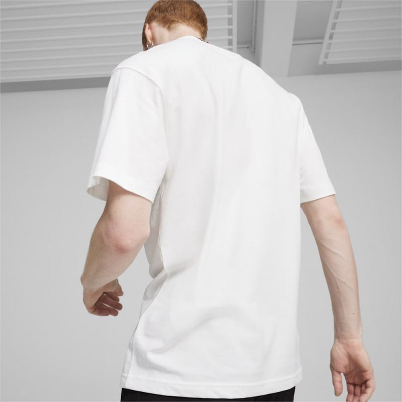 Puma | Men's DOWNTOWN Badge Tee - White