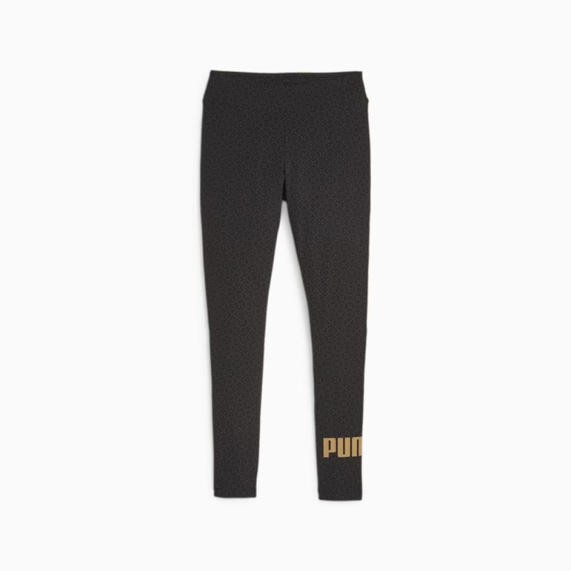 Puma | Women's ESS+ Logo Love Printed Leggings - Black