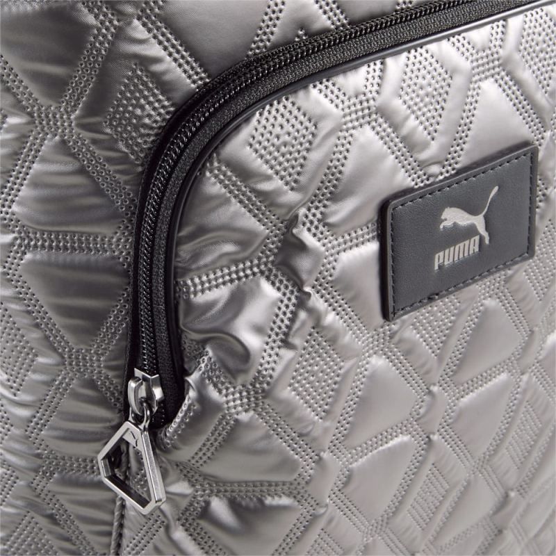 Puma | Women's Classics Archive Backpack - Smokey Gray-Metallic
