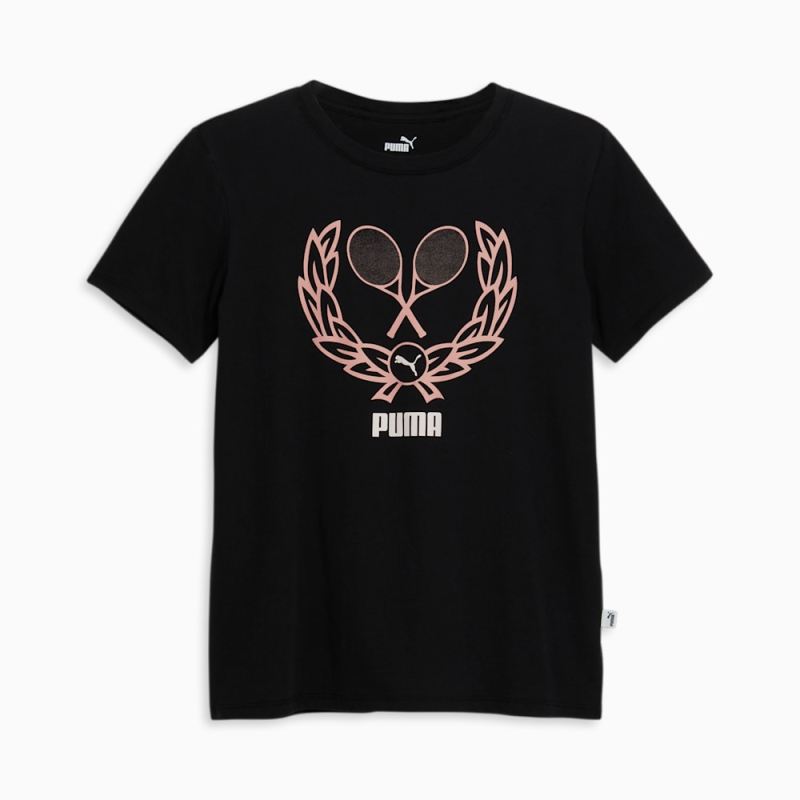 Puma | Women's Racket Tee - Black