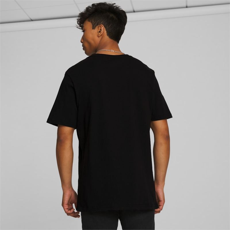 Puma | Men's Classics Logo Tee - Black-White