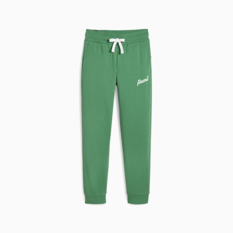 Puma | Women's ESS+ Script Sweatpants - Archive Green