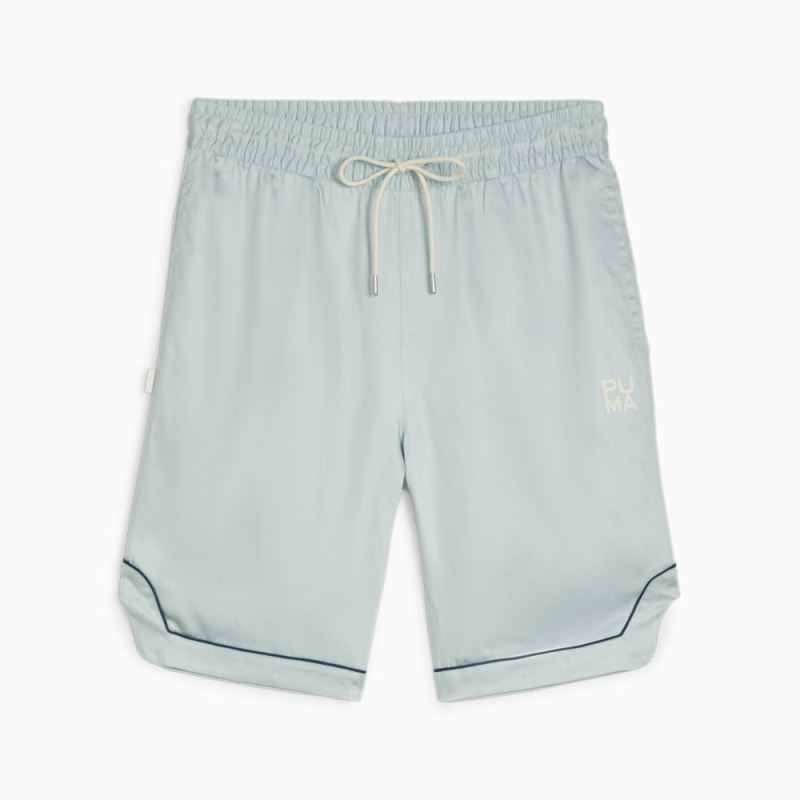 Puma | Women's INFUSE Woven Shorts - Turquoise Surf