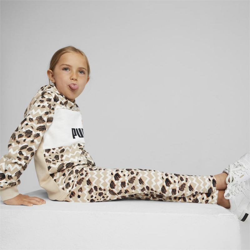 Puma | Girls Essentials Mix Match Leggings - Granola