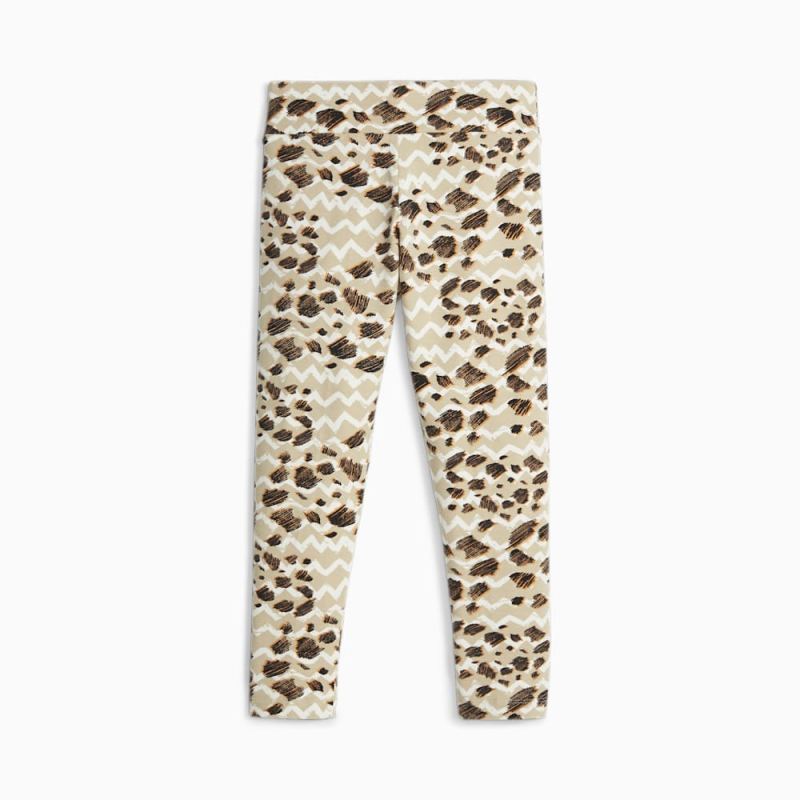 Puma | Girls Essentials Mix Match Leggings - Granola