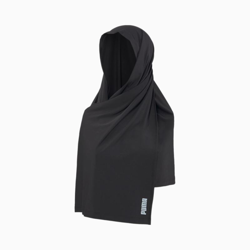 Puma | Women's Sports Hijab Scarf - Black - Click Image to Close