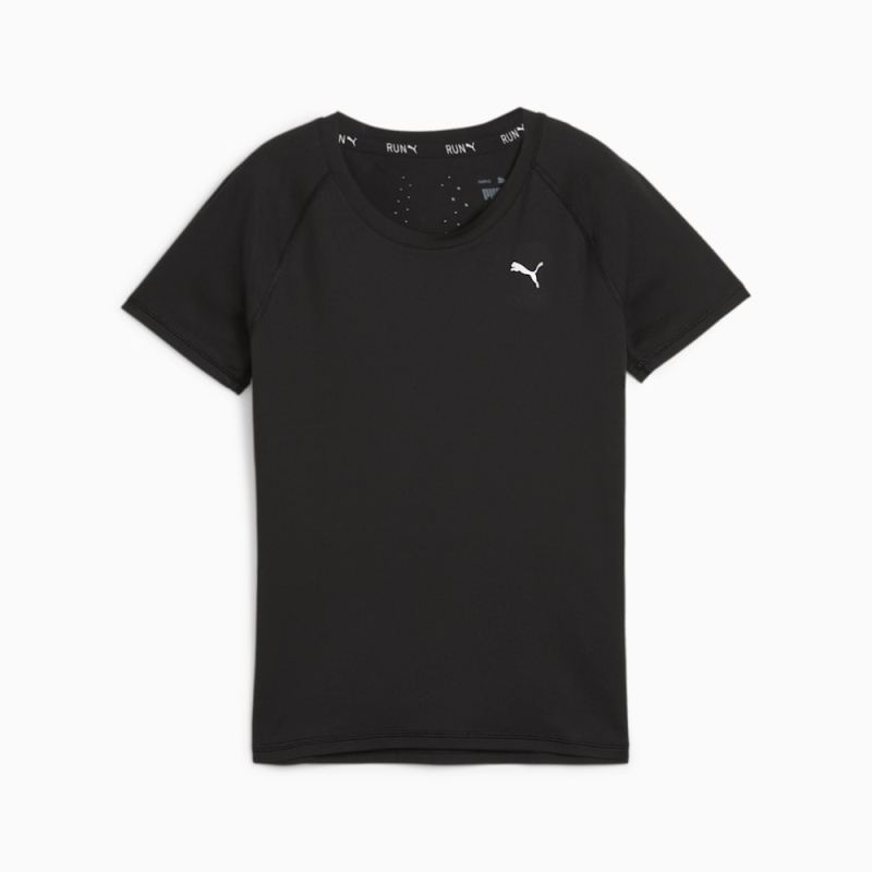 Puma | Women's RUN CLOUDSPUN Running Tee - Black
