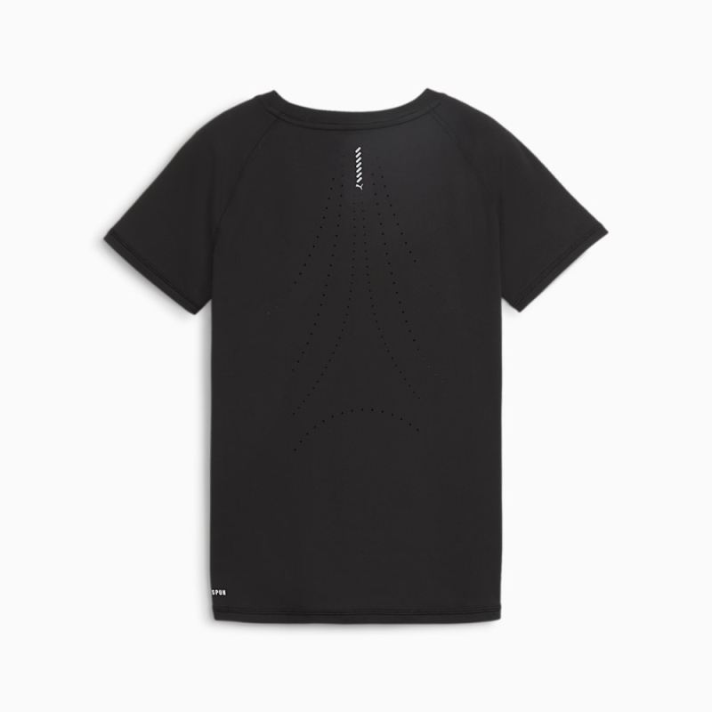 Puma | Women's RUN CLOUDSPUN Running Tee - Black