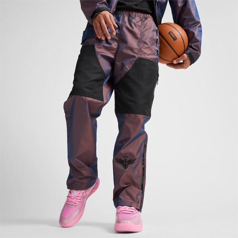 Puma | Men's x LAMELO BALL IRIDESCENT Woven Basketball Pants - Ultraviolet Puma | Men's x LAMELO BALL IRIDESCENT Woven Basketball Pants - Ultraviolet