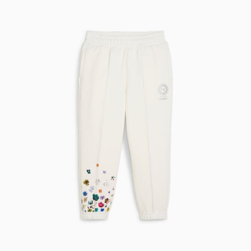 Puma | Girls Puma | Girls x LIBERTY Kids Sweatpants - Warm White