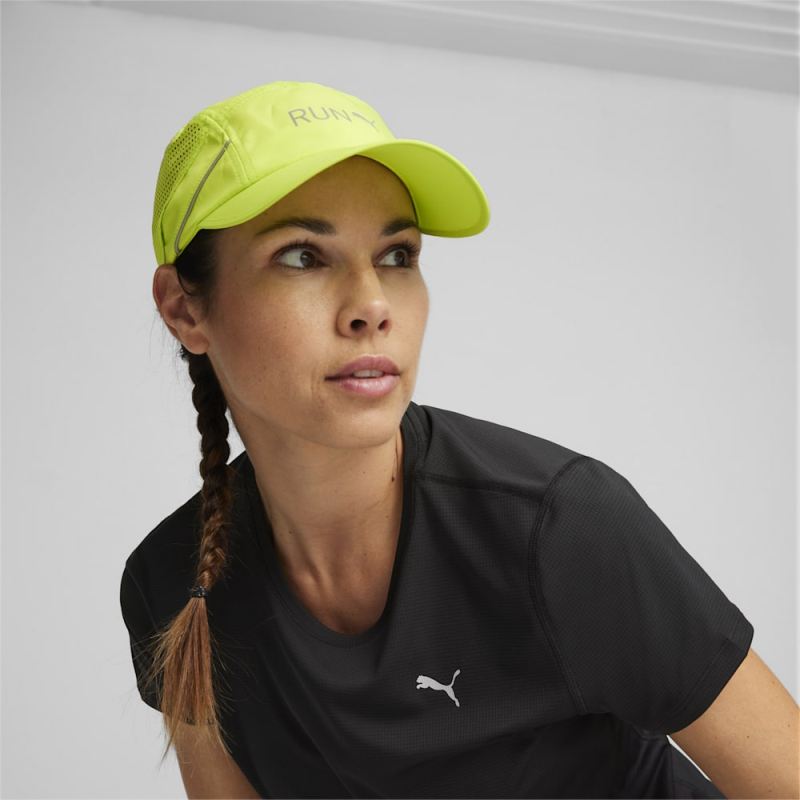 Puma | Men's Lightweight Running Hat - Lime Pow