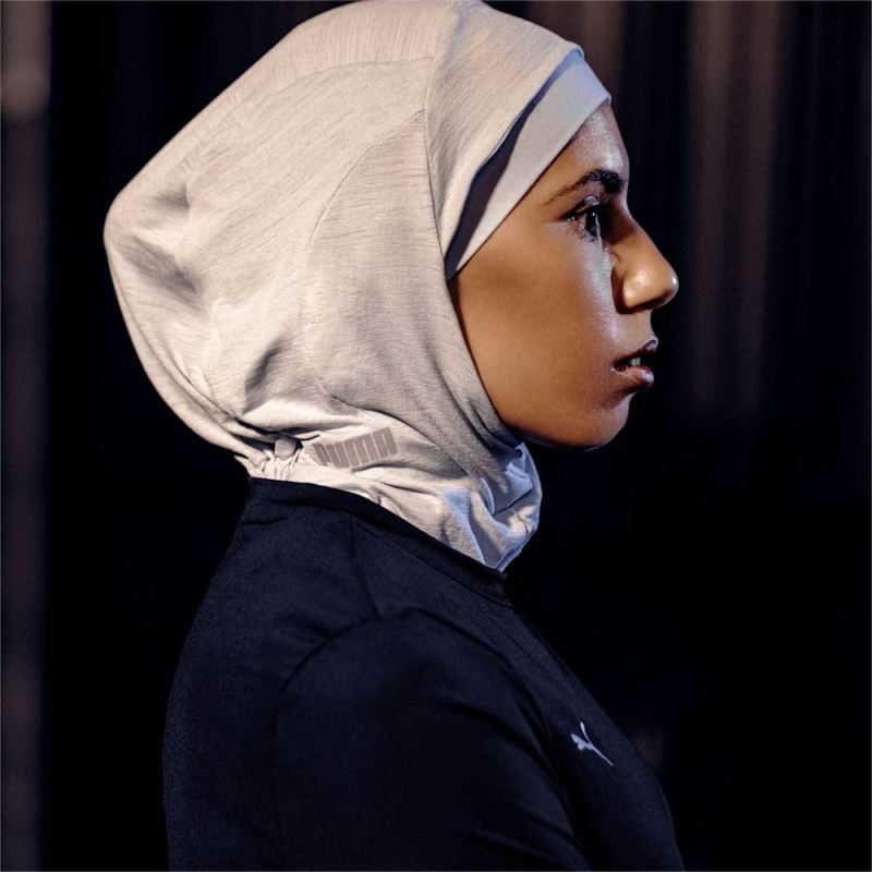Puma | Women's Sports Hijab - Platinum Gray