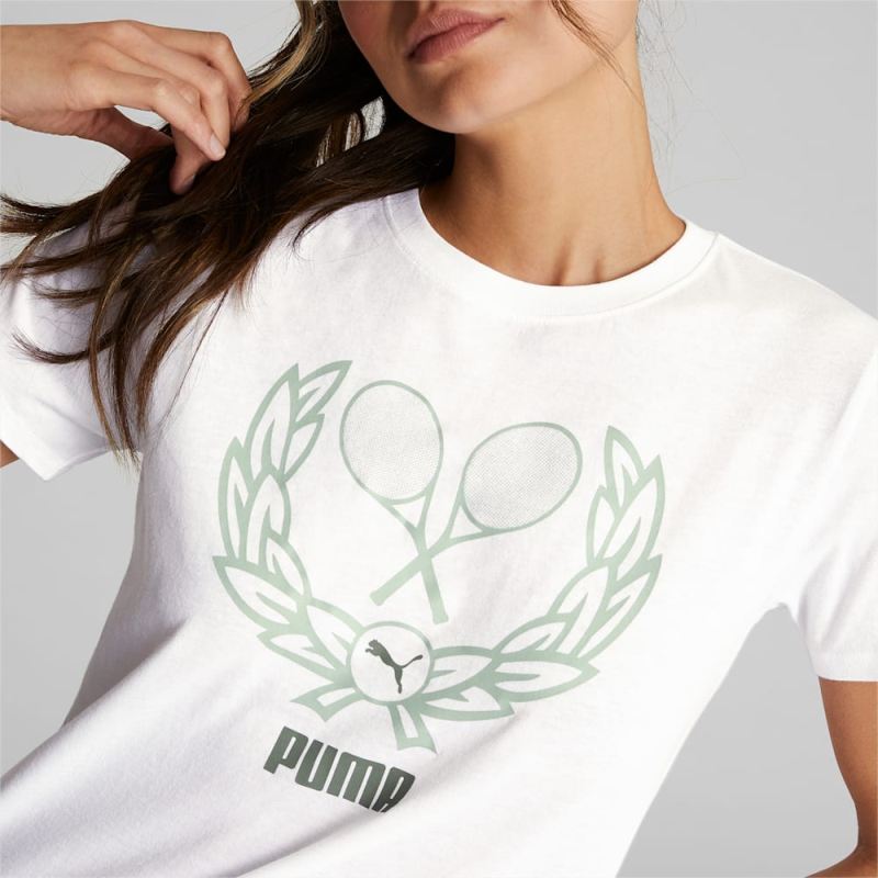 Puma | Women's Racket Tee - White