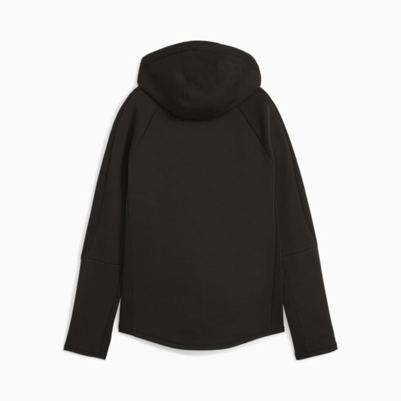 Puma | Women's EVOSTRIPE Full-Zip Hoodie - Black