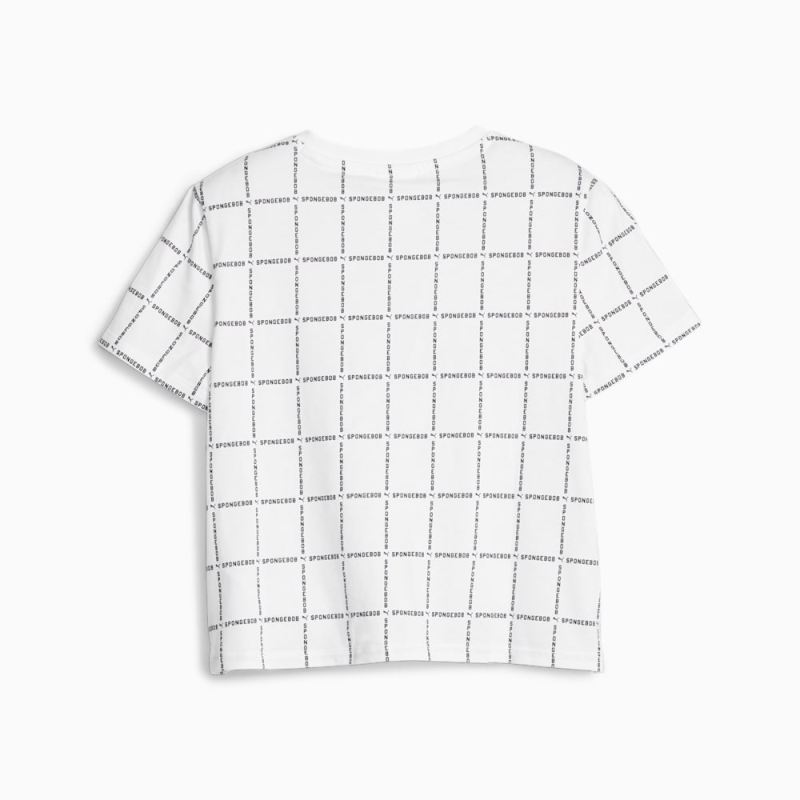 Puma | Boys Puma | Boys x SPONGEBOB SQUAREPANTS Tee - White