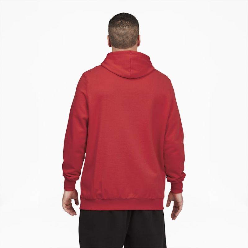 Puma | Men's Classics Logo Hoodie Big And Tall - High Risk Red