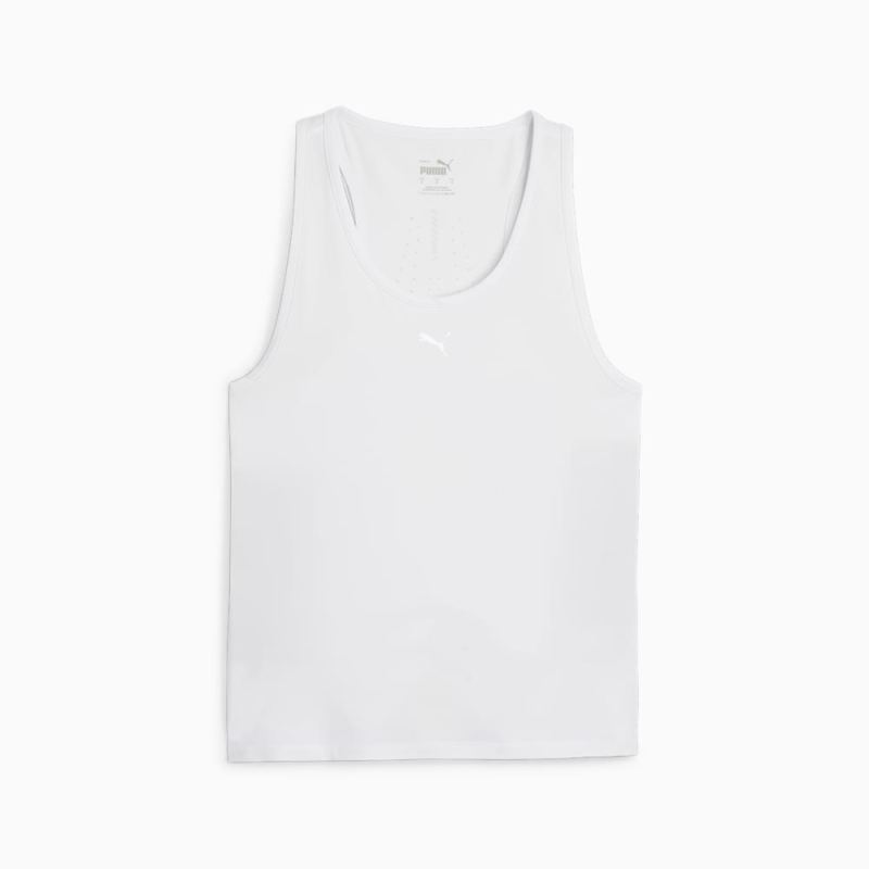 Puma | Women's RUN CLOUDSPUN Running Tank - White