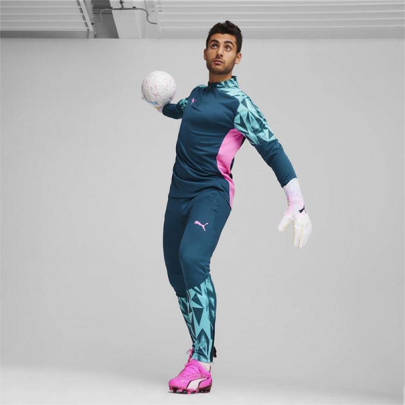 Puma | Men's individualFINAL Soccer Training Pants - Ocean Tropic-Bright Aqua