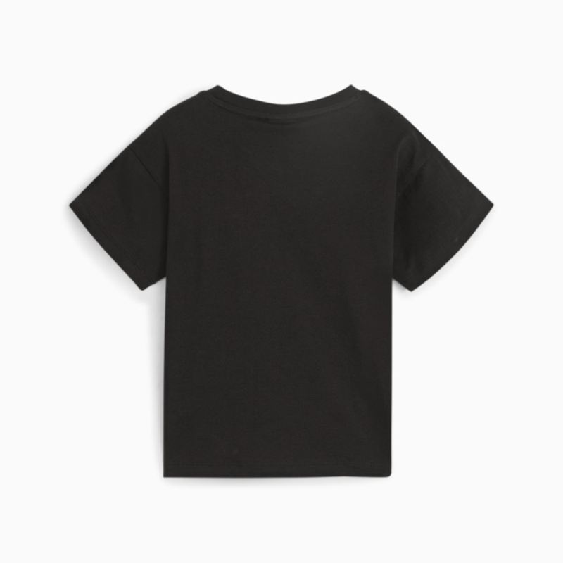 Puma | Girls Puma | Girls x TROLLS Little Kids Graphic Tee - Black