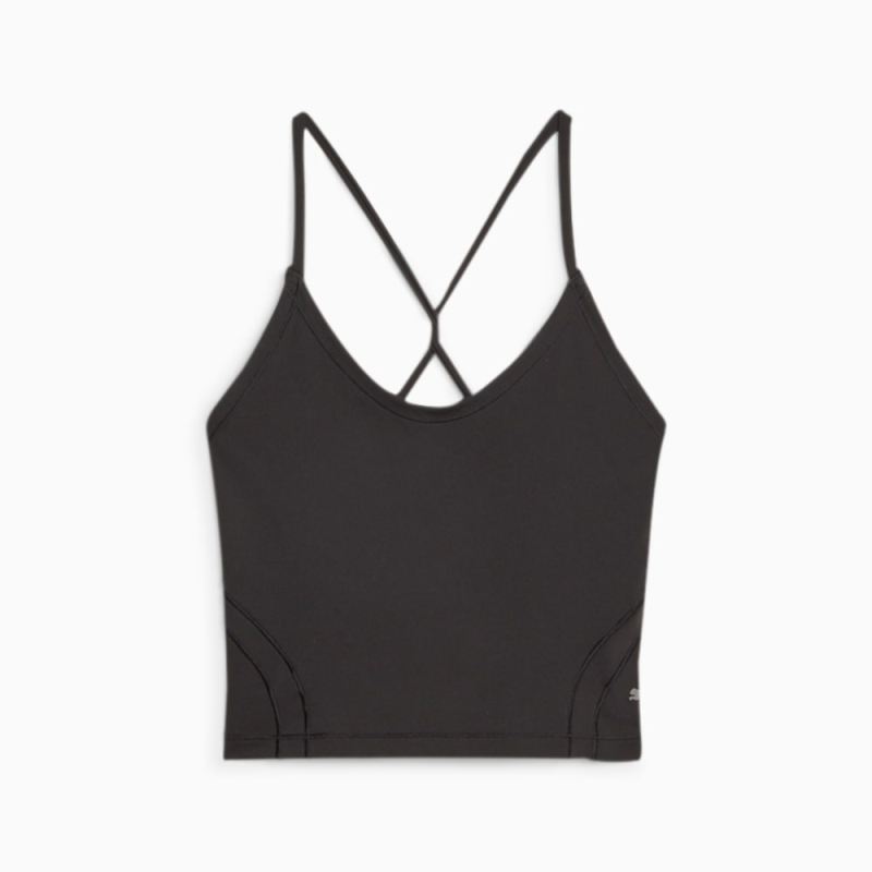 Puma | Women's Studio Ultrabare Training Crop Top - Black-SHIBORI