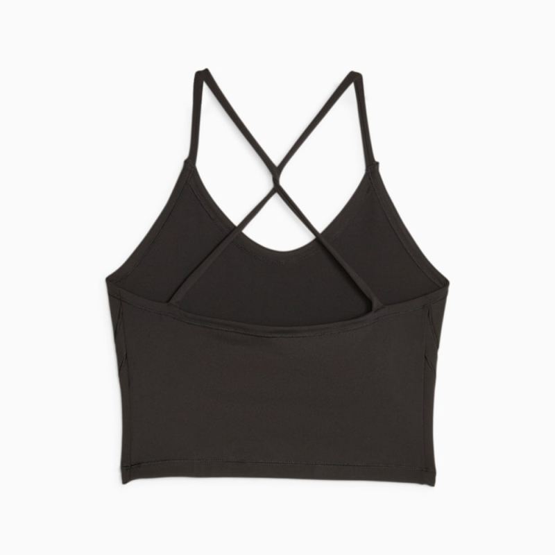 Puma | Women's Studio Ultrabare Training Crop Top - Black-SHIBORI