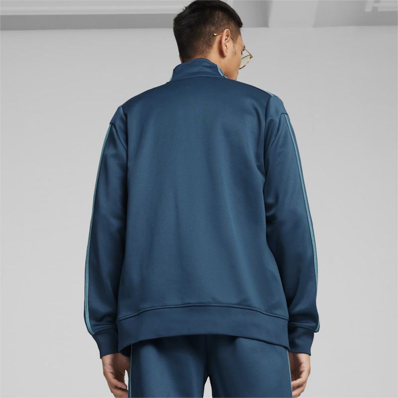 Puma | Men's Mercedes AMG-Petronas F1 MT7 Track Jacket - Ocean Tropic