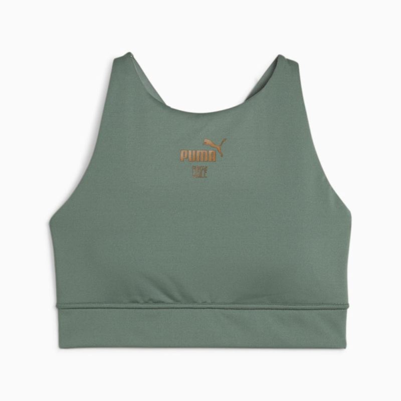 Puma | Women's x First Mile PWR Running Bra - Eucalyptus