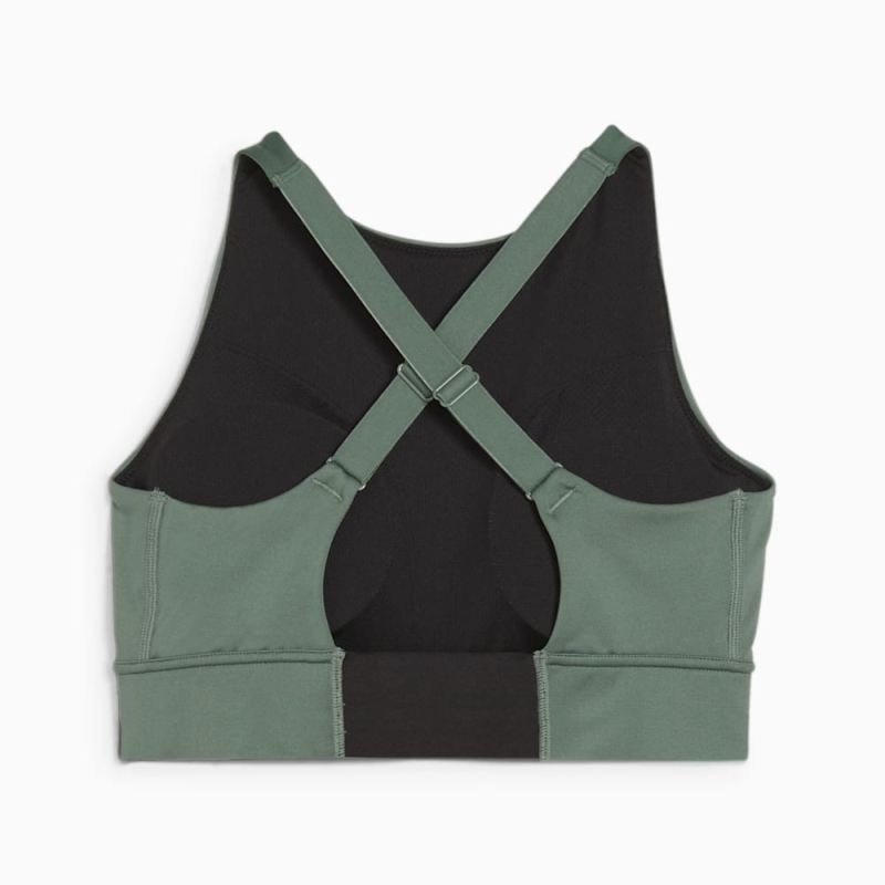 Puma | Women's x First Mile PWR Running Bra - Eucalyptus