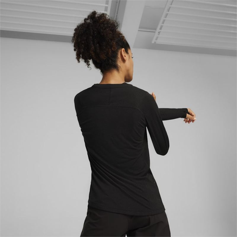 Puma | Women's SEASONS Long Sleeve Shirt - Black