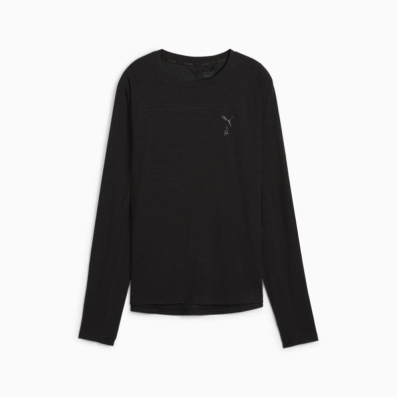 Puma | Women's SEASONS Long Sleeve Shirt - Black