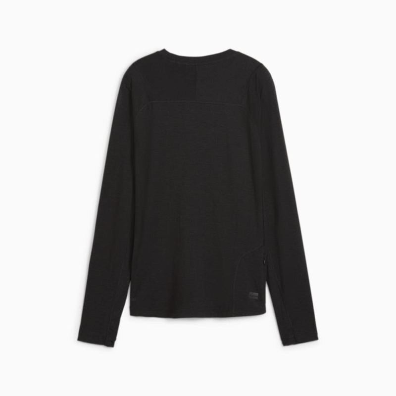 Puma | Women's SEASONS Long Sleeve Shirt - Black