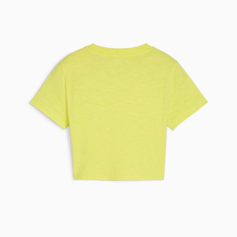 Puma | Women's DARE TO Baby Tee - Lime Sheen