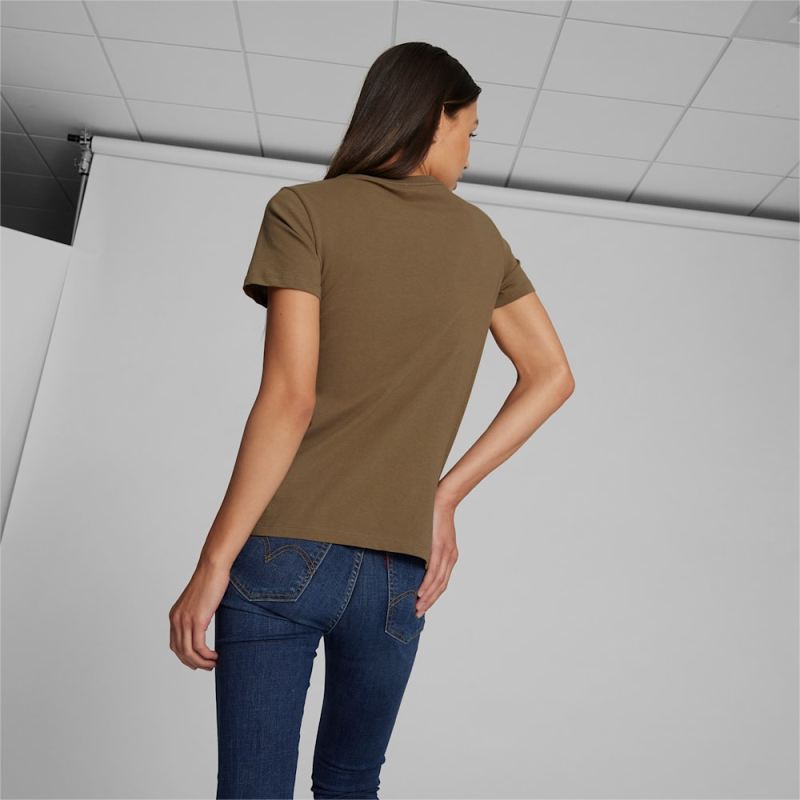 Puma | Women's Seeing Double Tee - Chocolate Chip