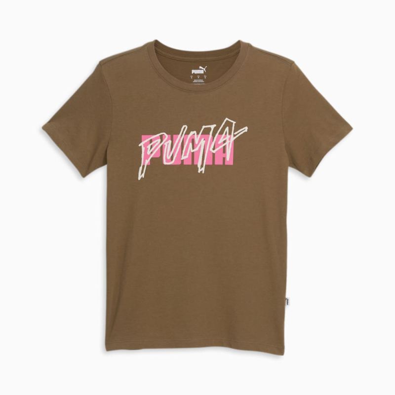 Puma | Women's Seeing Double Tee - Chocolate Chip