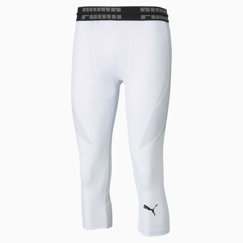 Puma | Men's EXO-ADAPT 3/4 Training Tights - White