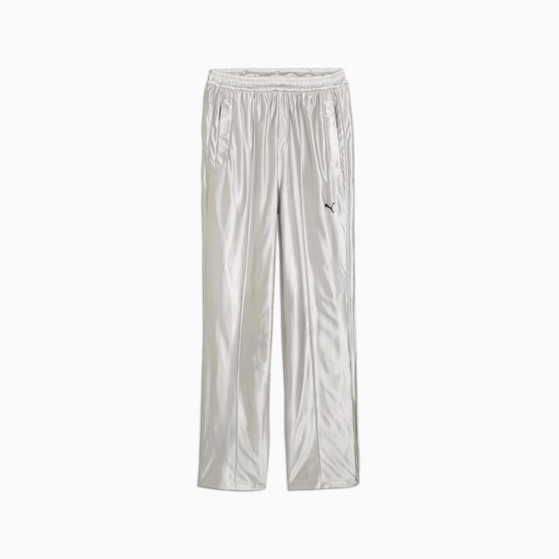 Puma | Men's T7 Metallic Track Pants - Cool Light Gray