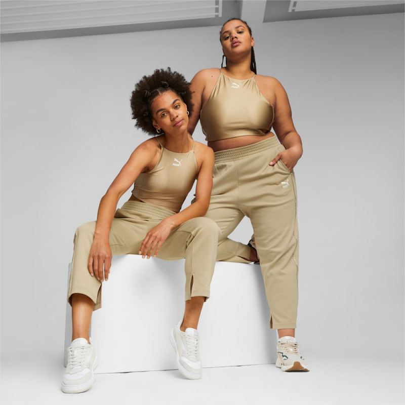 Puma | Women's T7 Crop Top - Sand Dune