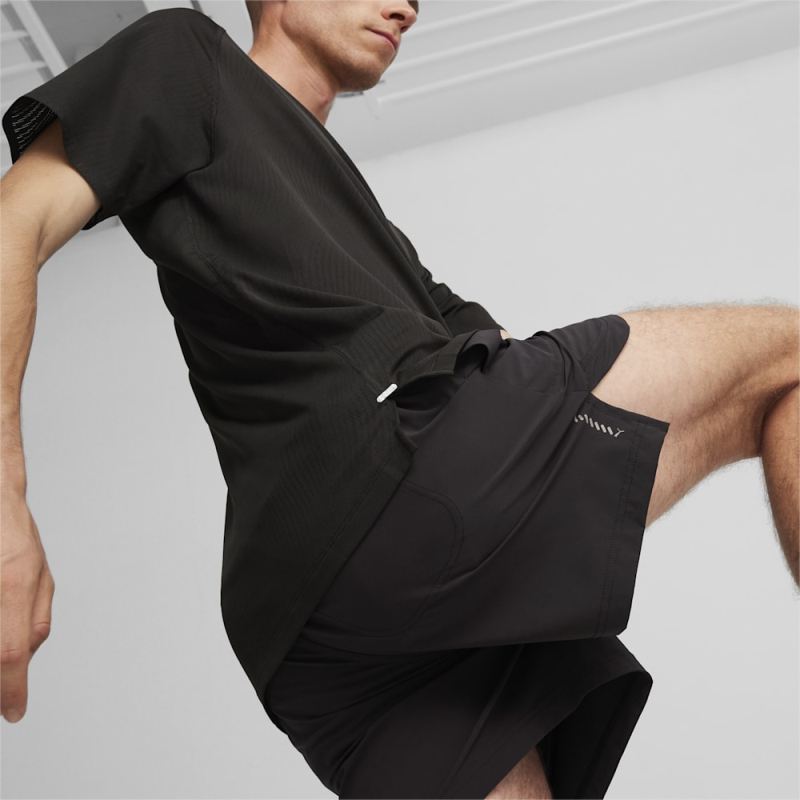Puma | Men's RUN EVOLVE 5" Running Shorts - Black