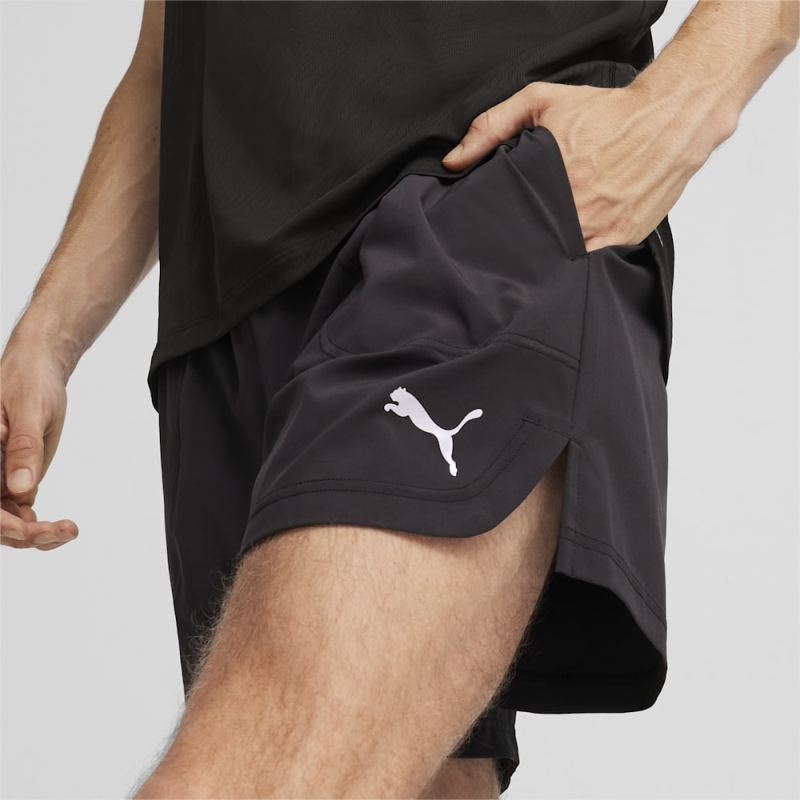 Puma | Men's RUN EVOLVE 5" Running Shorts - Black
