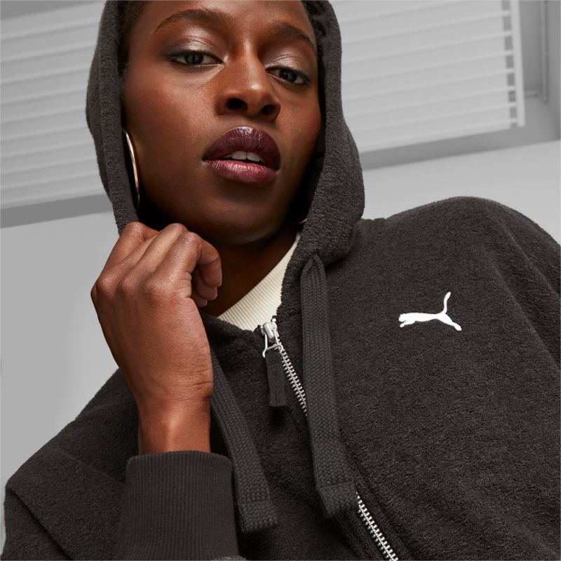 Puma | Women's HER Winterised Hoodie - Black