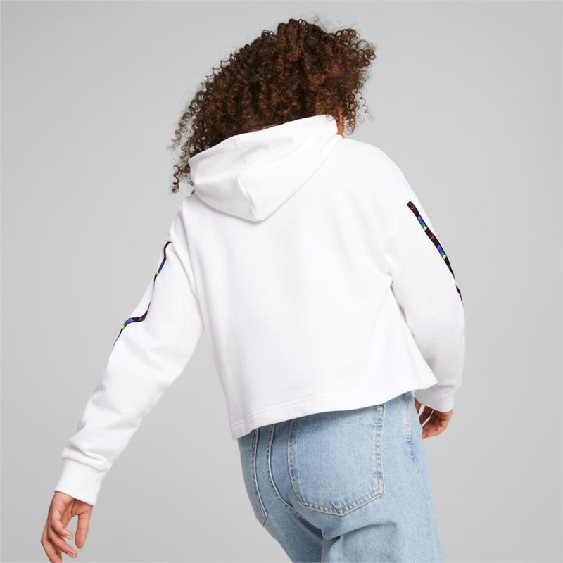 Puma | Women's POWER Tape Hoodie - White