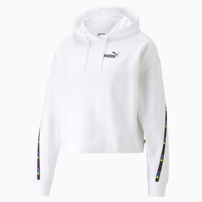 Puma | Women's POWER Tape Hoodie - White